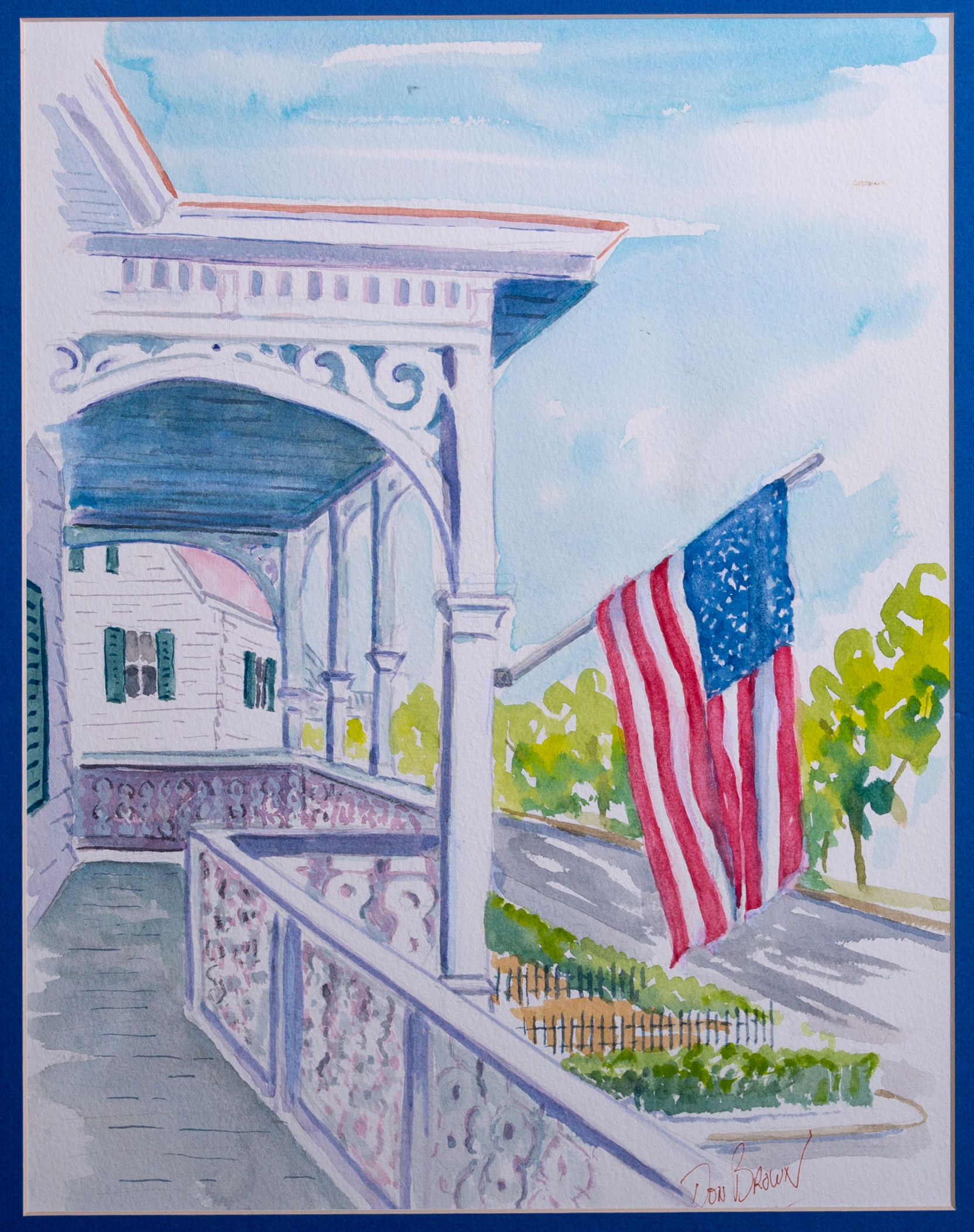 PORCH OF CHALFONTE HOTEL