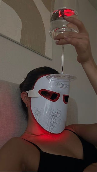 red light mask