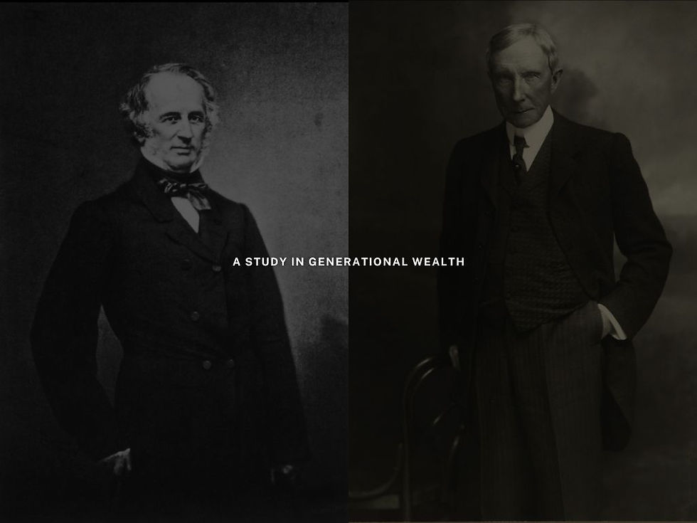 The Generational Wealth Rabbit Hole: The Vanderbilts and the Rockefellers