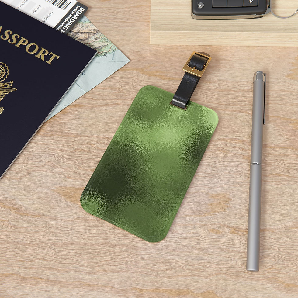 Thumbnail: Sage Green Luggage Tag