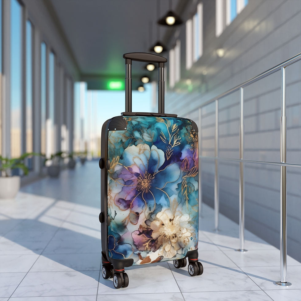 Thumbnail: Blue and Purple Suitcase