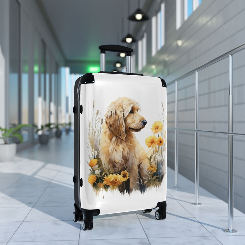 Thumbnail:  Golden Doodle Suitcase