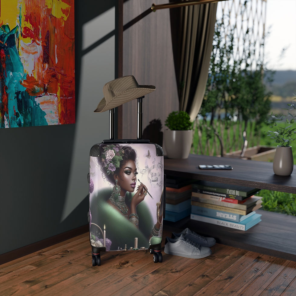 Thumbnail: Makeup Artist with Green Fur Suitcase
