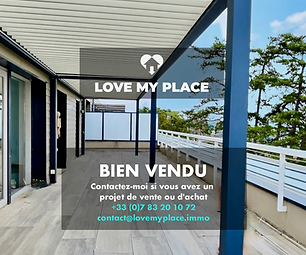 APPARTEMENT TROIS CHAMBRES - ATTIQUE, VUE ET TERRASSE 63 m2