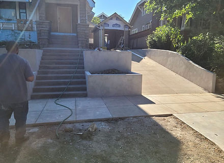 Retaining wall for hardscaping, Battleground Washington