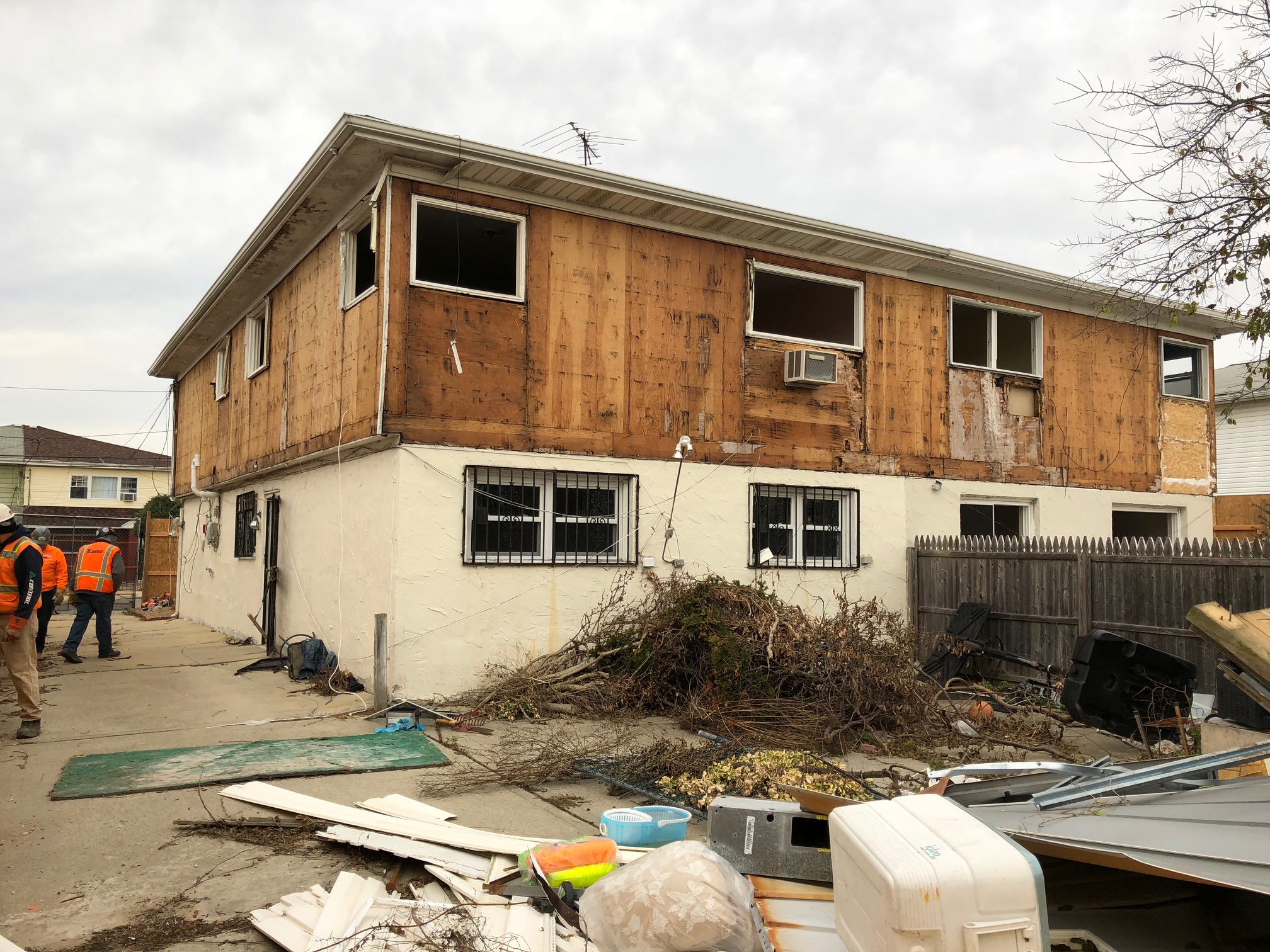 Demolition of semi-attached home