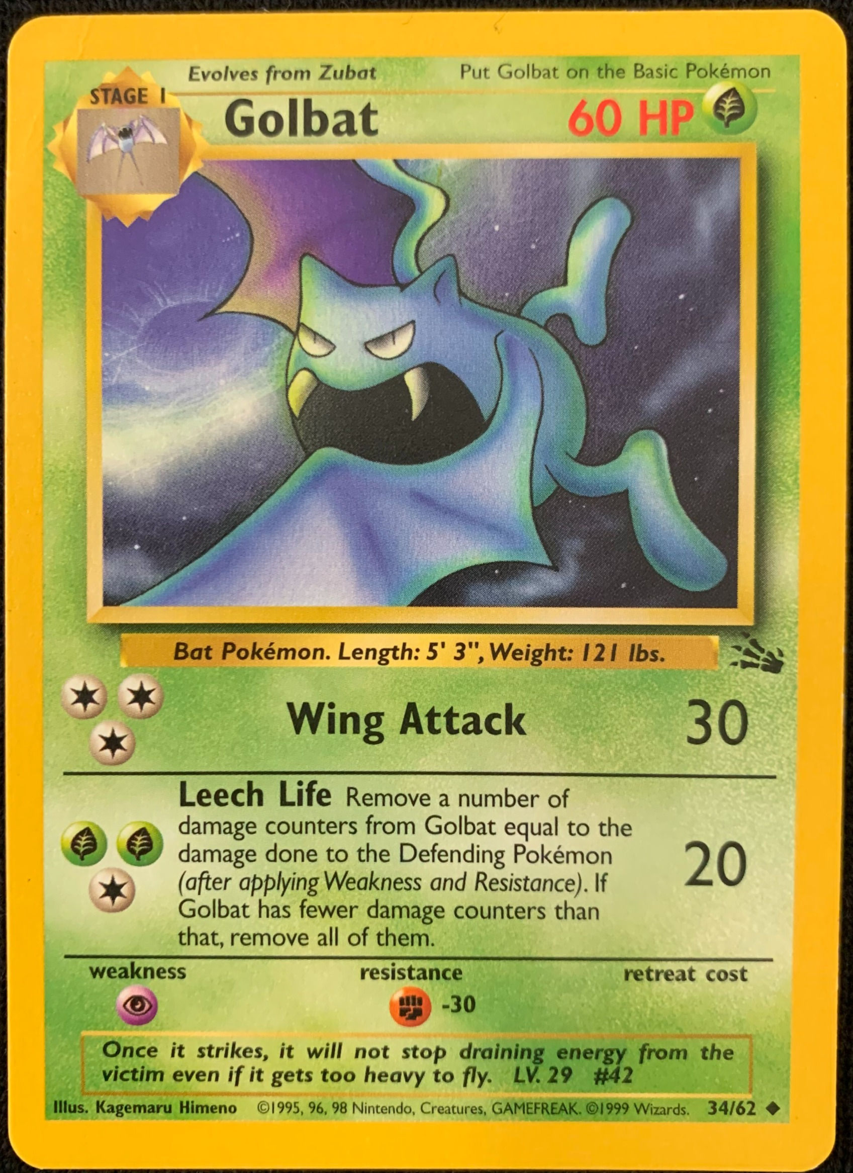 Pokemon Card - Golbat