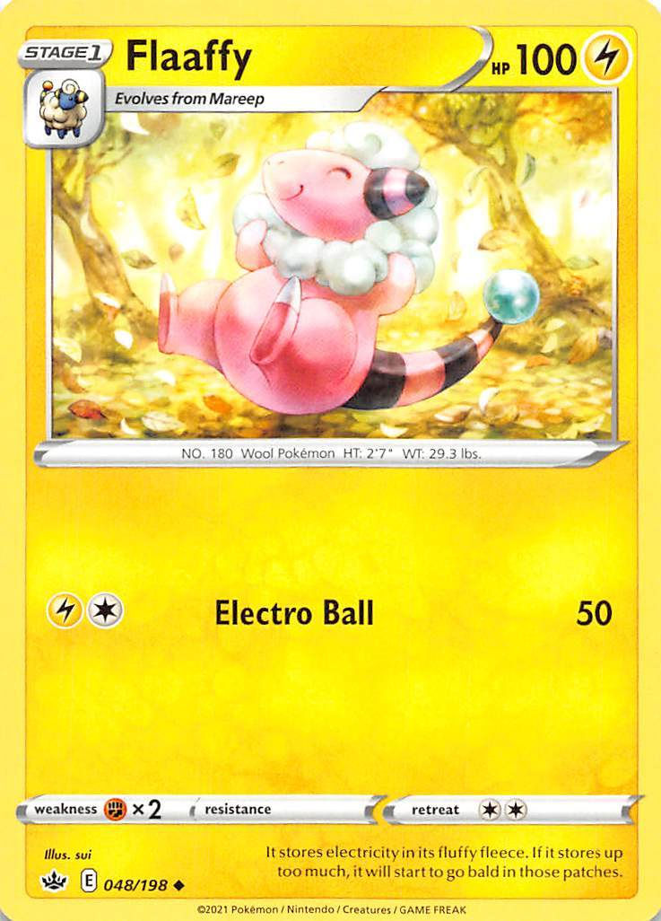 Pokemon Card - Flaaffy - Uncommon - Chilling Reign - 048/198