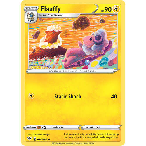 Pokemon Card - Flaaffy - Uncommon  - Darkness Ablaze - 056/189