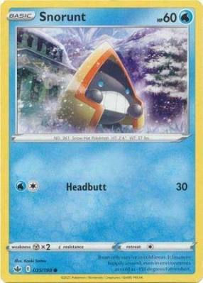 Pokemon Card - Snorunt - Common - Chilling Reign - 035/198