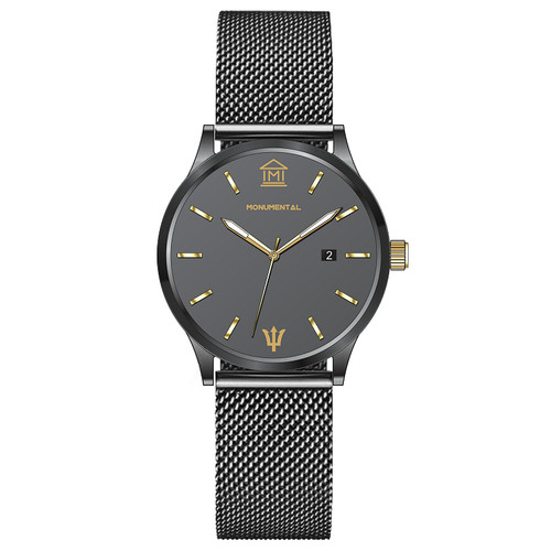 Graphite and Gold ICON Monumental Watches
