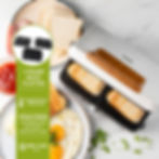 DOMO DO9277C Snackmaker 3-in-1 mit austauschbaren Platten für Sandwich, Waffeln und Grill – PFAS-freie keramische Antihaftbeschichtung.
