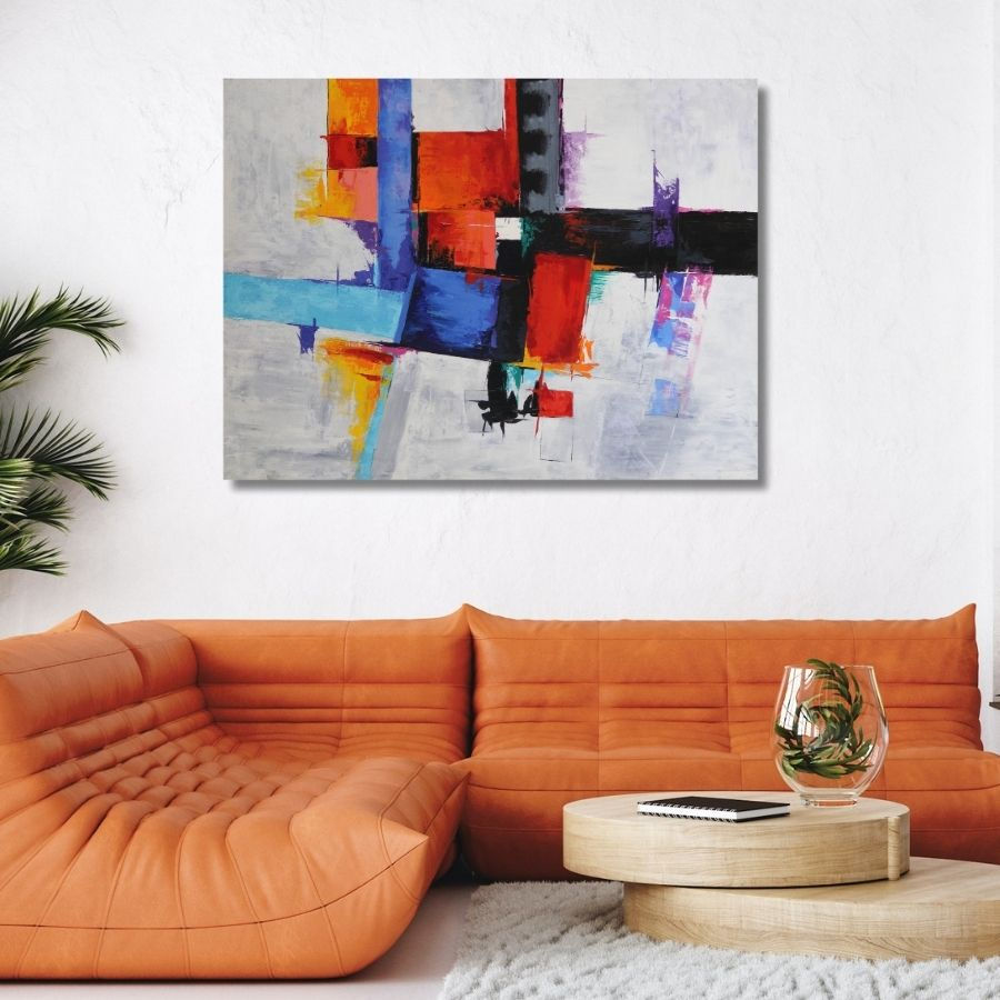 Thumbnail: buy Abstract Colour Painting online from India