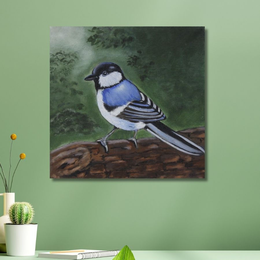 Thumbnail: shop Bird Painting Acrylic in Mumbai