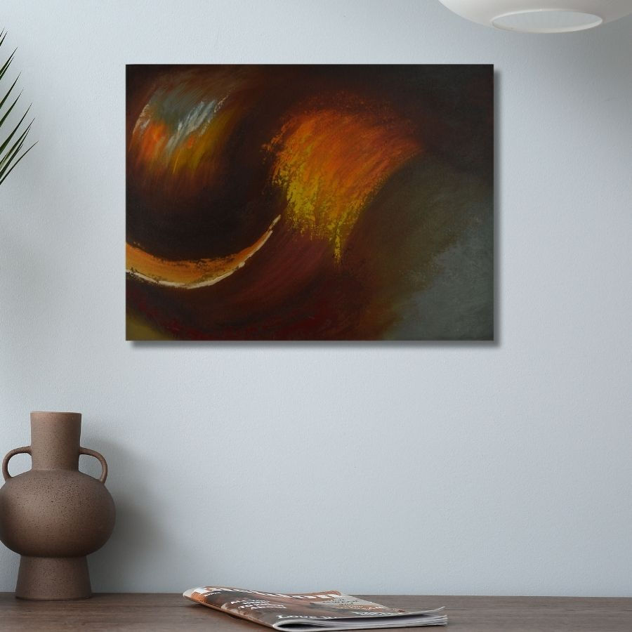 Thumbnail: handmade Abstract Acrylic Painting by Indian Artist