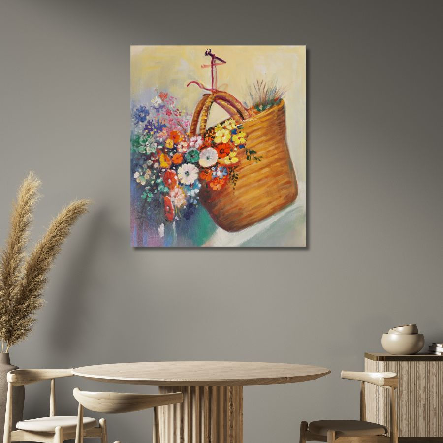 Thumbnail: original Flower Painting with frame