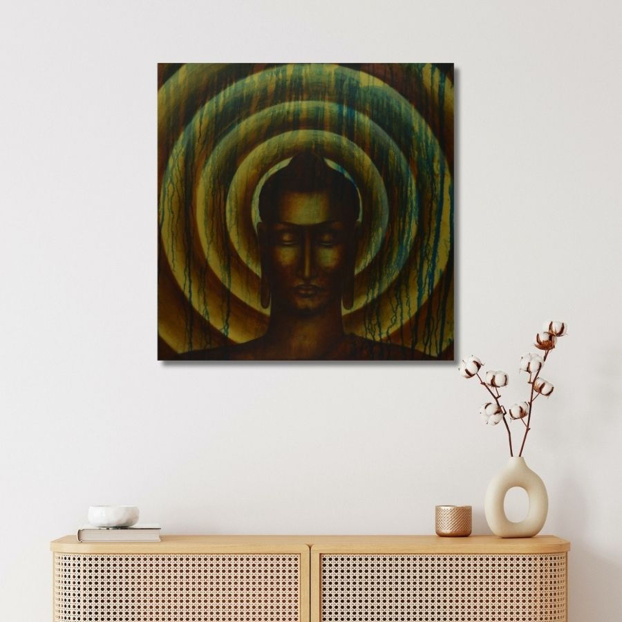 Thumbnail: shop best buddha painting in Mulund