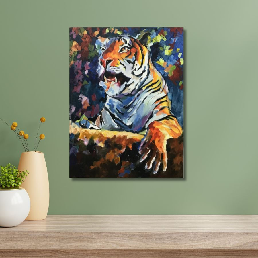 Thumbnail: best Tiger Painting art gallery in Mumbai