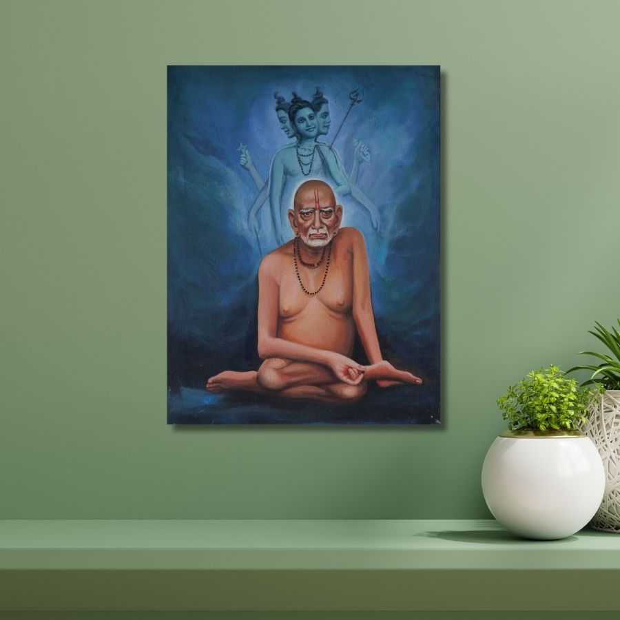 Thumbnail: Swami Samarth Painting artworks