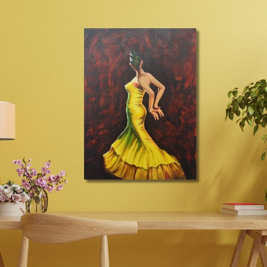 Thumbnail: best Dancing Women Paintings art gallery in Mulund