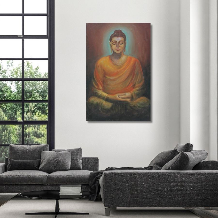 Thumbnail: shop canvas painting buddha in Mumbai