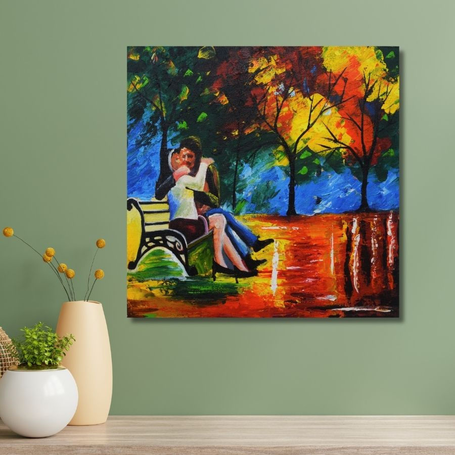 Thumbnail: buy Love Wall Painting online from India