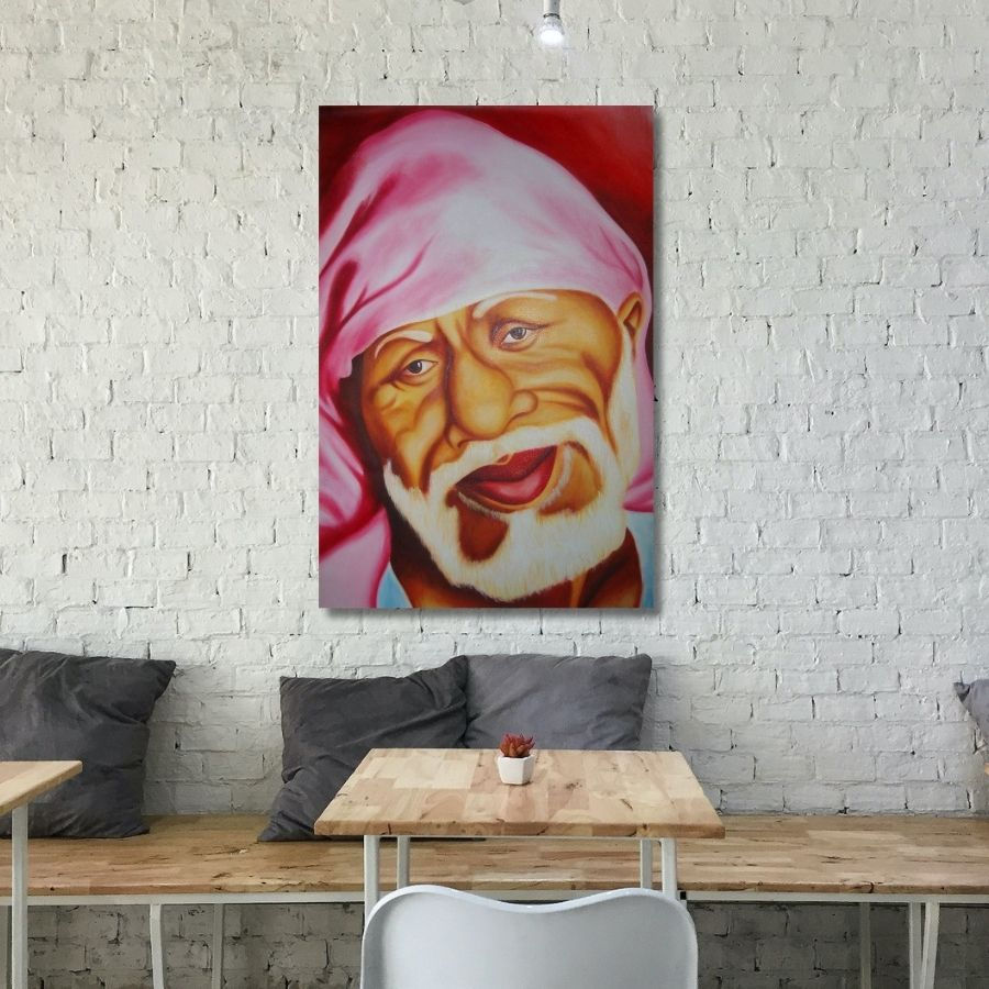 Thumbnail: Buy Shirdi Sai Baba Painting online from India