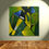 Thumbnail: handmade Geometric Art Abstract Painting by Indian Artist