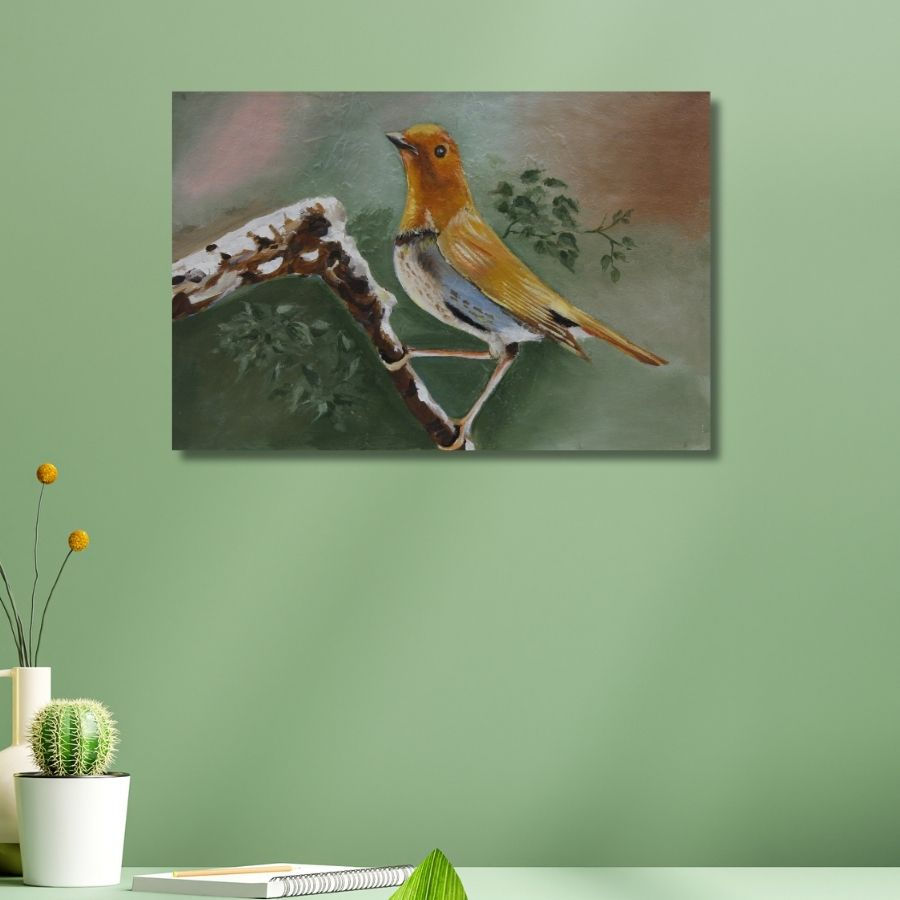 Thumbnail: original Bird Painting for wall