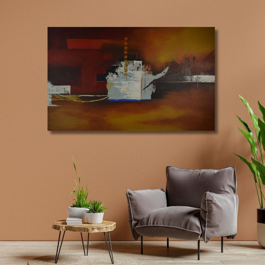 Thumbnail: best Geometric Abstract Painting art gallery in Mumbai