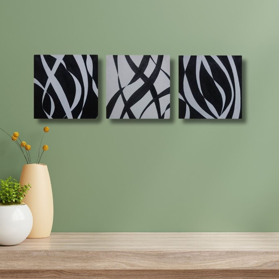 Thumbnail: Geometrical Shapes Painting for living room
