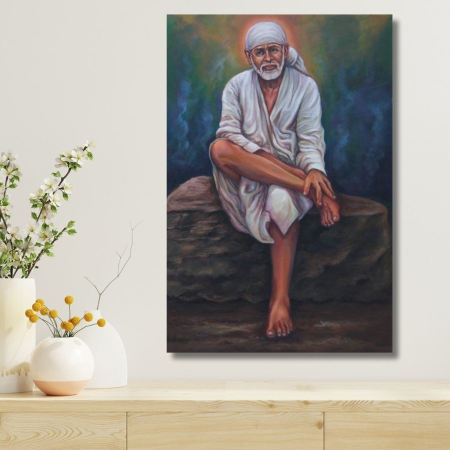 Thumbnail: Handmade Sai Baba Face Painting