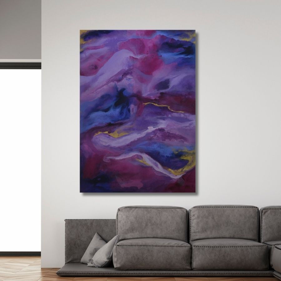Thumbnail: Best Abstract Wall Painting For Living Room On Canvas