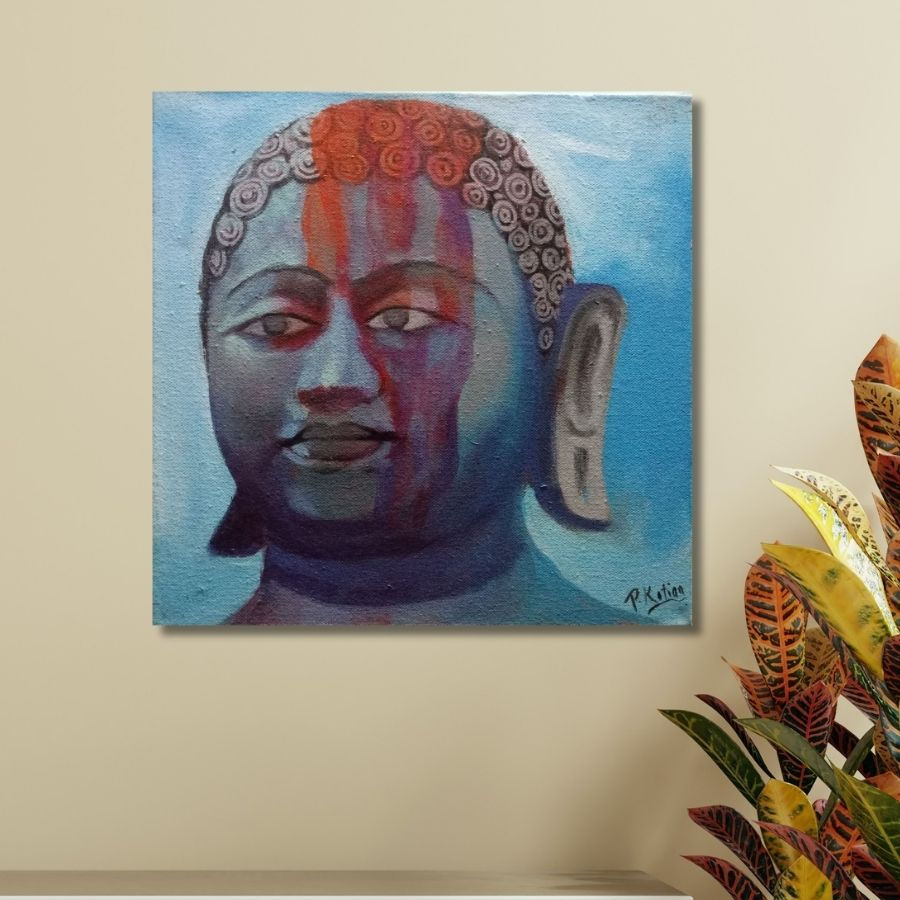 Thumbnail: original Bahubali Painting Handmade with frame