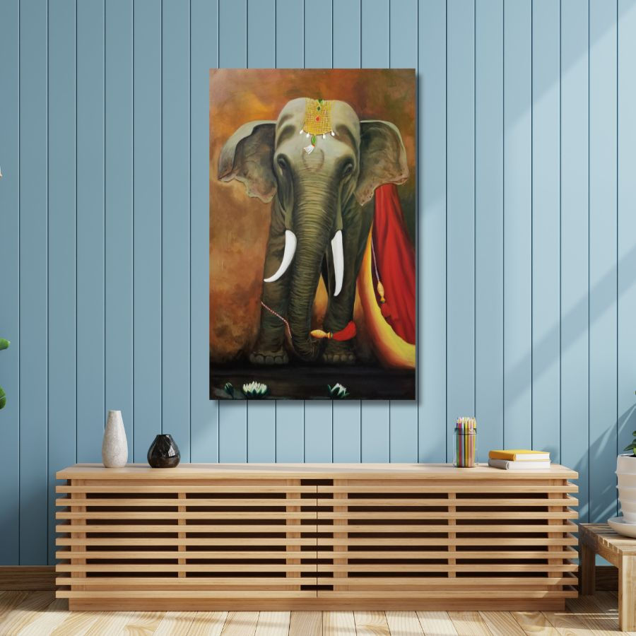 Thumbnail: best Kerala Elephant Painting art gallery