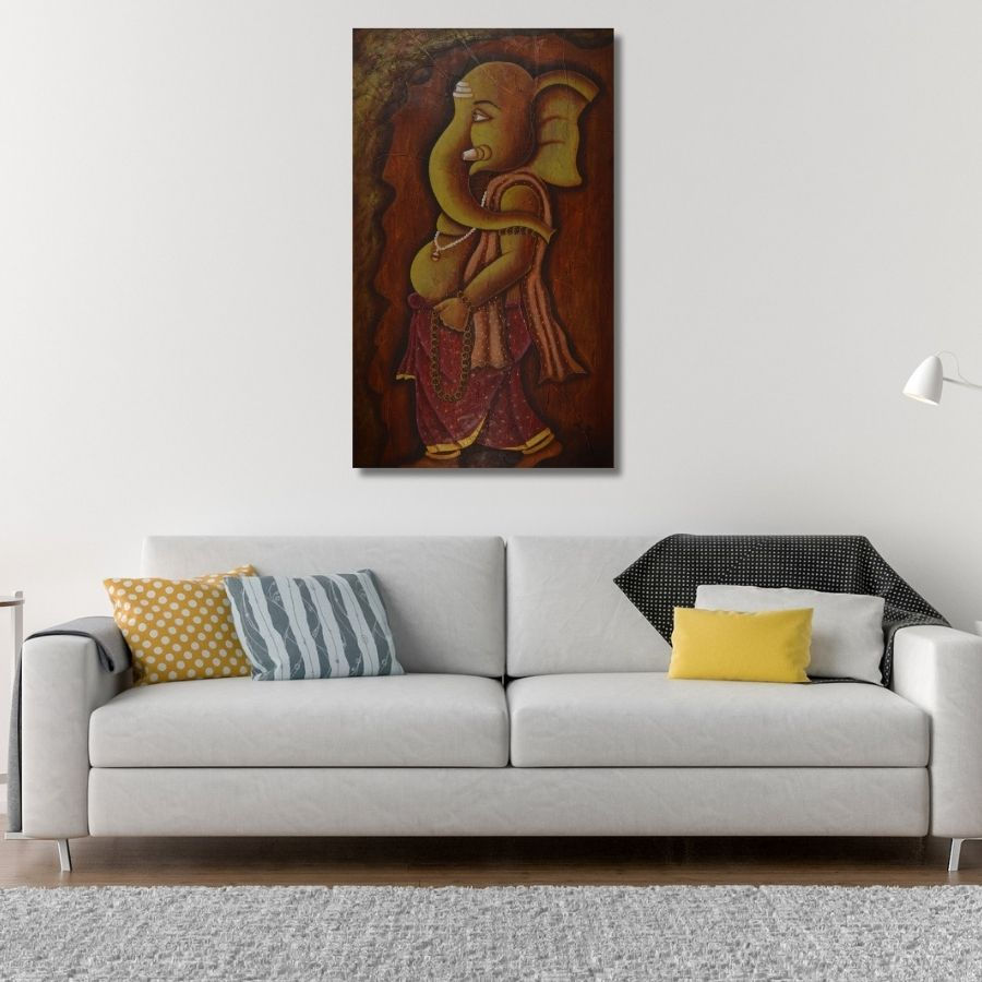 Thumbnail: Shop Lord Ganesha Paintings in Mulund