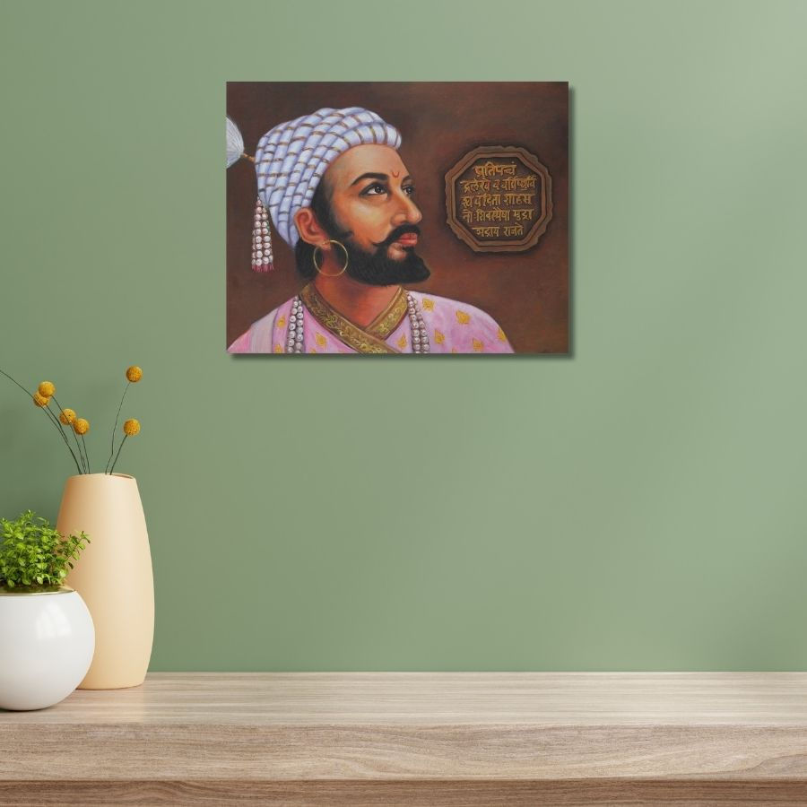 Thumbnail: Chatrapati Shivaji Maharaj Painting for living room