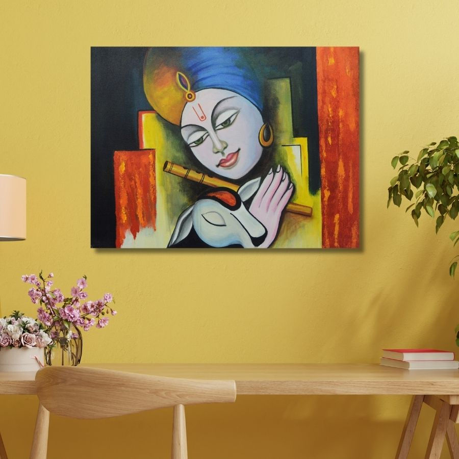 Thumbnail: best Modern Krishna Painting art gallery in Mumbai