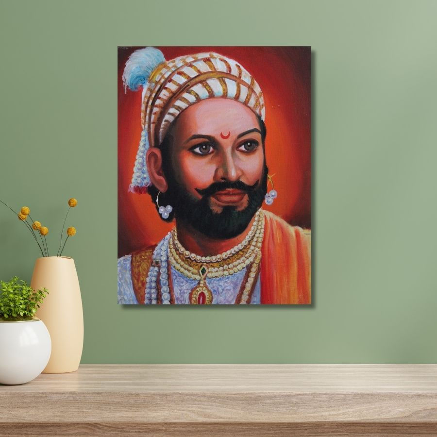 Thumbnail: Chatrapati Shivaji Maharaj Painting for living room