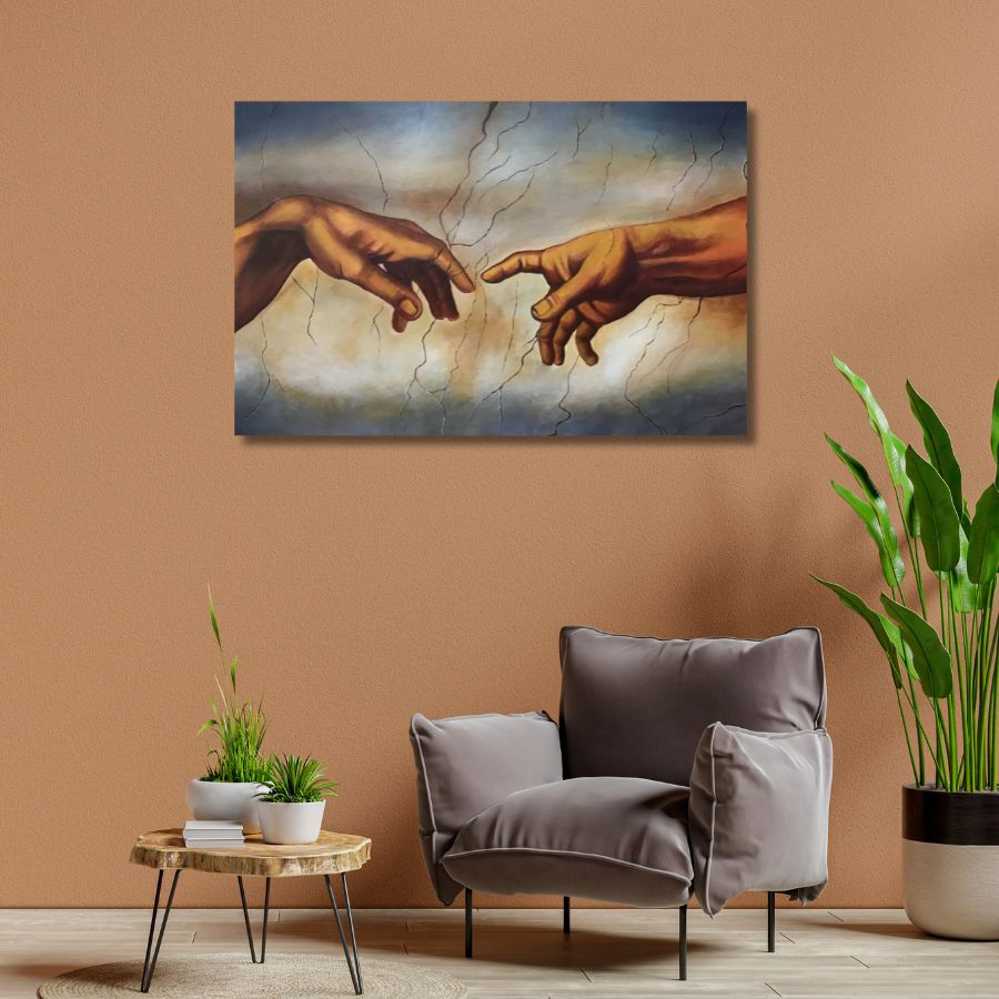 Thumbnail: best The Creation Of Adam painting art gallery in Mulund