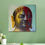 Thumbnail: originalHandmade Bahubali Gomateshwara Painting with frame