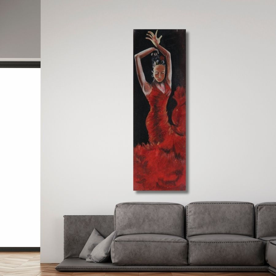 Thumbnail: Women Dancing Painting On Canvas artworks