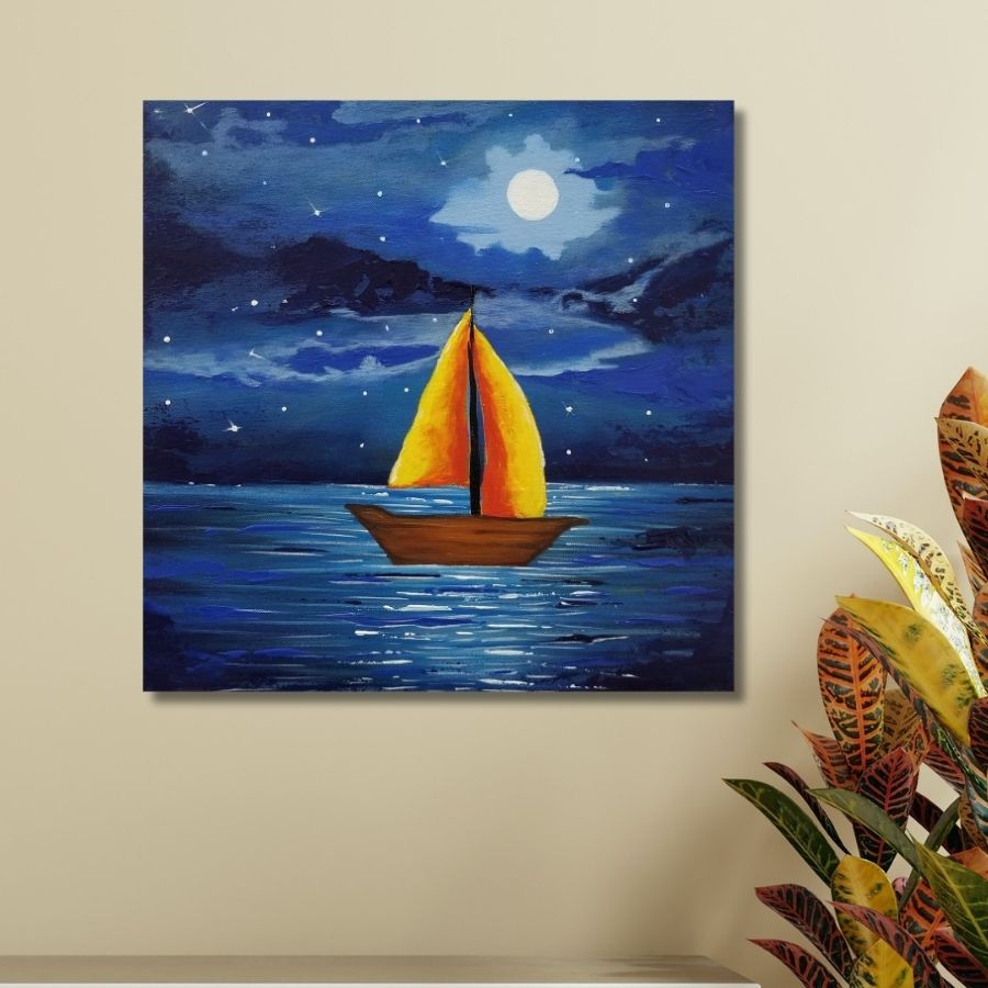 Thumbnail: famous Night Sea Painting for wall
