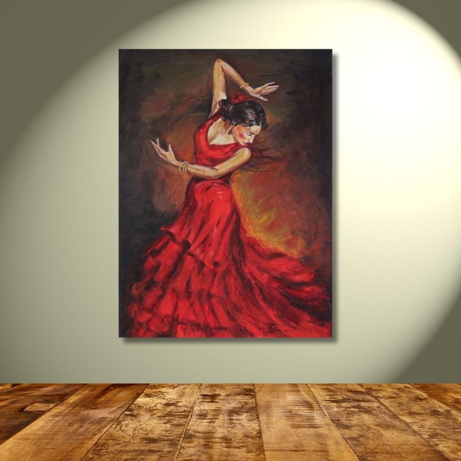 Thumbnail: handmadeFamous Flamenco Paintings by Indian Artist