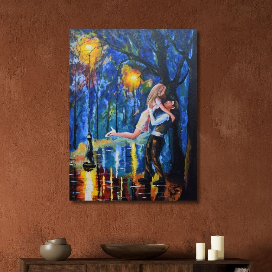 Thumbnail: Love Romantic Wall Painting for living room