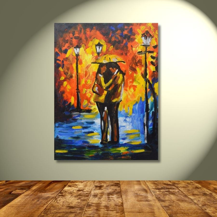 Thumbnail: famous Romantic Love Painting with frame