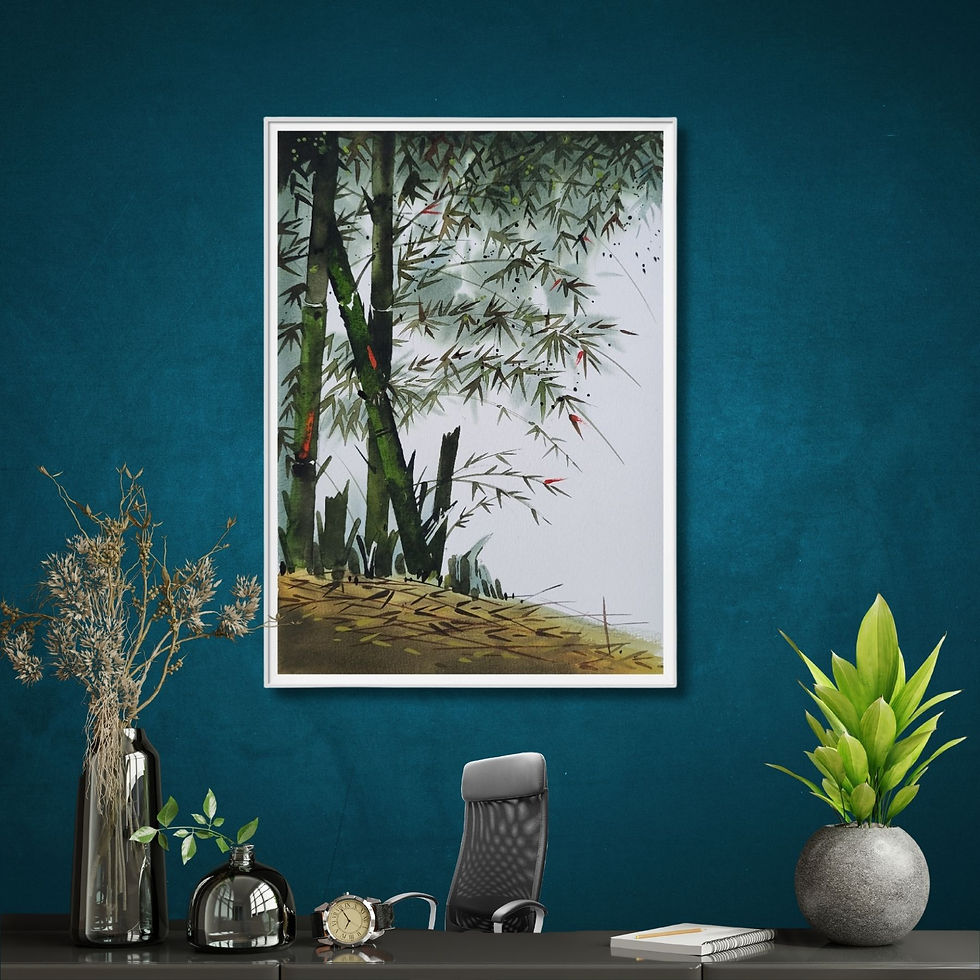 Thumbnail: best Beautiful Watercolor Scenery art gallery Mumbai