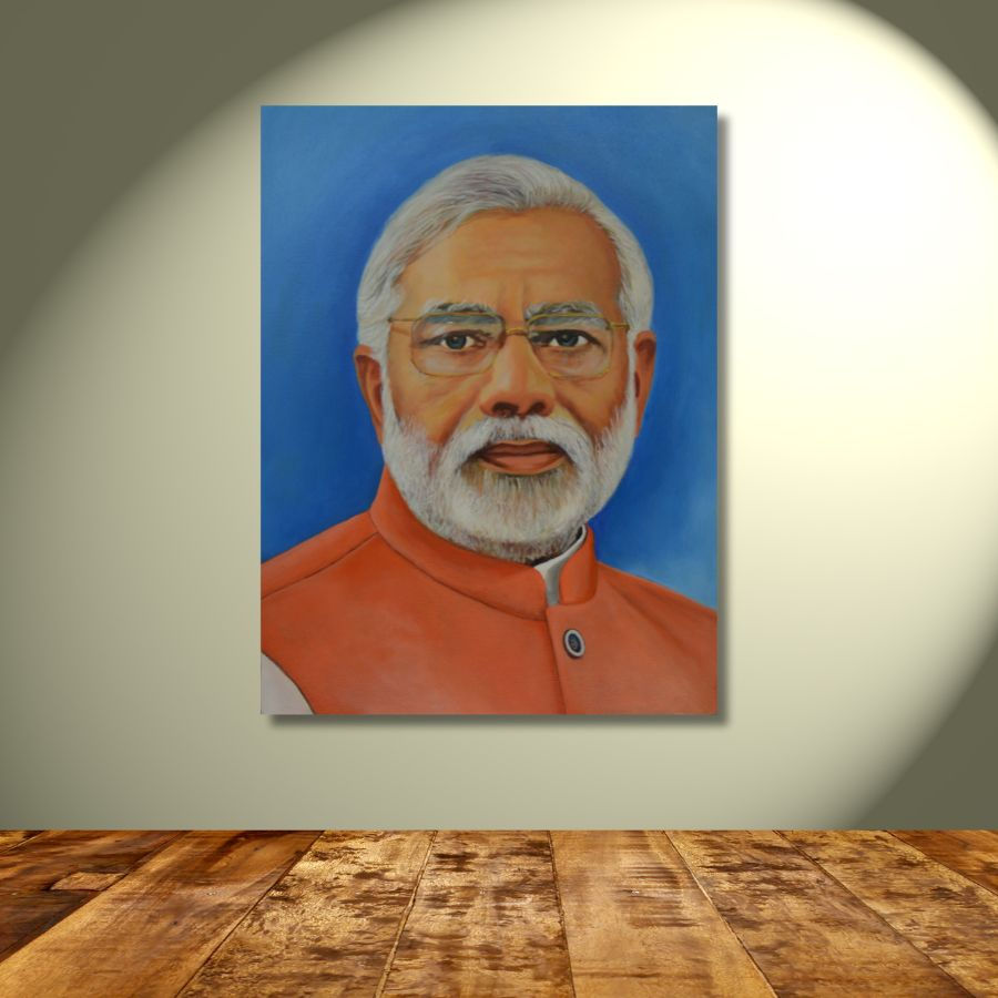 Thumbnail: famous Narendra Modi Painting for wall