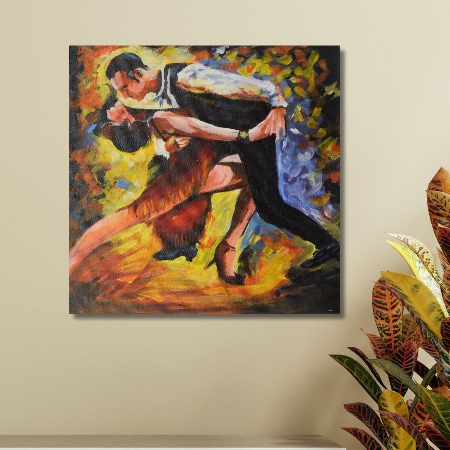 Thumbnail: Dance Painting for living room