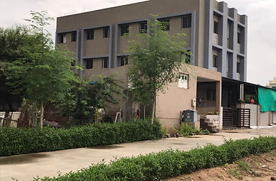 Front view of hostel